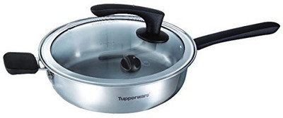 

Tupperware Fry Pan 0 cm diameter with Lid(Stainless Steel, Non-stick, Induction Bottom)