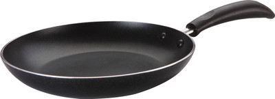 

Deepam Fry Pan 26 cm diameter(Aluminium, Non-stick), Black