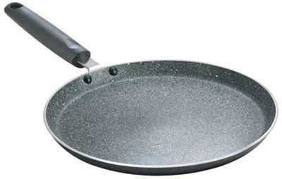 

Pigeon Tawa 28 cm diameter(Aluminium, Non-stick, Induction Bottom), Black