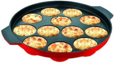 

Hina Tawa 10 cm diameter(Aluminium, Non-stick), Black
