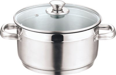 

Vinod Friendly Two Tone Pot 1.5 L with Lid(Stainless Steel, Induction Bottom)