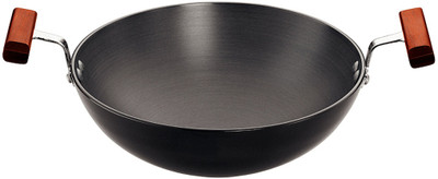 HAWKINS FUTURA NONSTICK DEEP - FRY PAN Kadhai 22 cm diameter 1.5 Ltr capacity(Hard Anodised)
