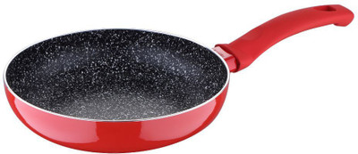 

Bergner Fry Pan 20 cm diameter(Aluminium, Non-stick, Induction Bottom), Red