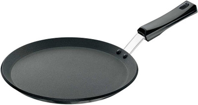 

Hawkins Futura Tawa 26 cm diameter(Aluminium, Non-stick), Black