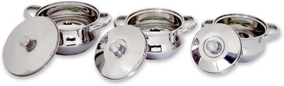 

Uniqraft Royal Handi 1 L(Stainless Steel, Non-stick, Induction Bottom), Silver
