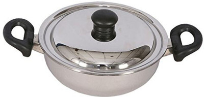 

DSK Kadhai 20 cm(Stainless Steel, Induction Bottom), Silver