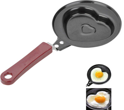 

Futaba Mini Heart Pancake Pan 12 cm diameter(Iron), Black