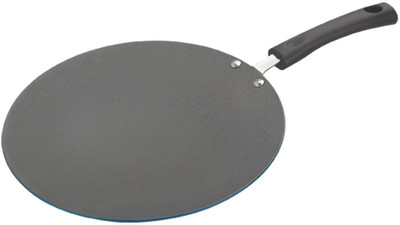 

Vinod Zest Inducto Concave Tawa 24cm Tawa 24 cm diameter(Aluminium, Non-stick, Induction Bottom), Black;red