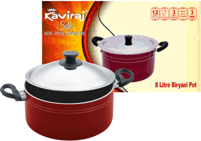 12% OFF on Kaviraj Pot 8 L(Glass, Aluminium, Non-stick)