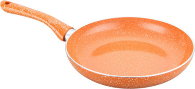

Wonderchef Tangerine 24cm Frypan Fry Pan 24 cm diameter(Aluminium, Induction Bottom), Orange