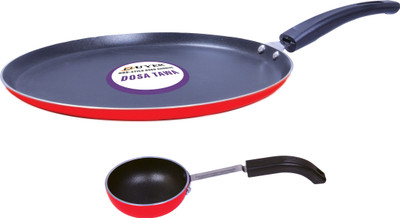 

Buyer 131 Tawa 29 cm diameter(Aluminium, Non-stick), Red