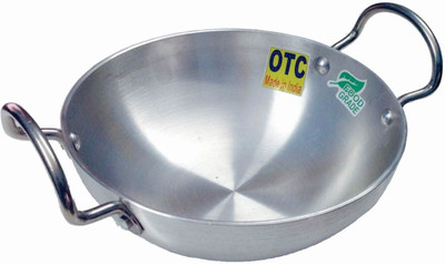 

OTC Kadhai 33 CM (Aluminium) Kadhai 34 cm(Aluminium), Silver