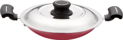 

Real Kitchen KUMAKA Pot 1 L with Lid(Aluminium, Non-stick), Multicolor