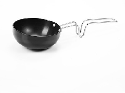 

Sumeet 3mm Had Anodised No.5 Wagharia/ Tadka Tadka Pan 9 cm diameter(Aluminium), Black