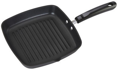 

Alda HA Griddle Tawa 24 cm diameter(Hard Anodised, Non-stick), Grey
