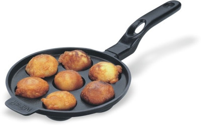 

Nirali Cherry Appapatram Tawa 25 cm diameter(Aluminium, Non-stick), Black