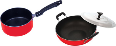 

Buyer bhp 124 Kadhai 22 cm(Aluminium, Non-stick), Red