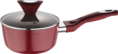 

Bergner Sauce Pan 16 cm diameter with Lid(Ceramic, Non-stick, Induction Bottom), Brown