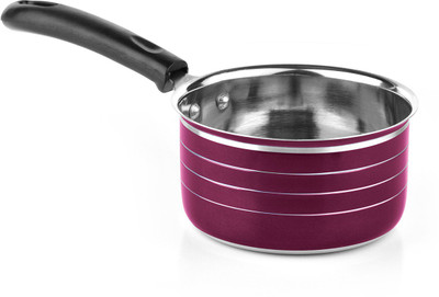 

Ideale Sauce Pan 16 cm diameter(Stainless Steel, Induction Bottom), Purple