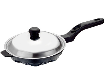 

Bright Home Appliances Baking Pan 0 cm diameter with Lid(Aluminium, Non-stick), Black