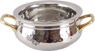 

IndianArtVilla Handi 0.4 L(Stainless Steel)