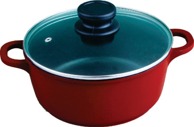 

Pigeon WonderCast Pot 1.5 L with Lid(Aluminium, Non-stick), Red