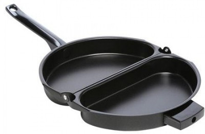 

Sundaram Fry Pan 9 cm diameter(Aluminium, Non-stick), Black