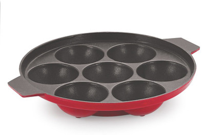 Miracle Pan 17 cm 7 Cavities Appam Patra(250Gms) cm diameter(Aluminium, Non-stick) available at flipkart for Rs.215