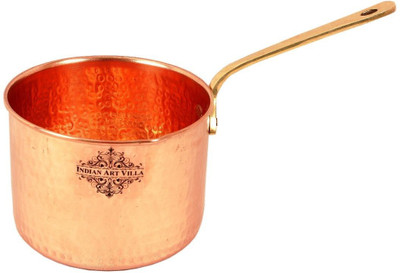 

IndianArtVilla Copper Serving NA Pan 14 cm diameter(Copper), Brown