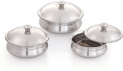 

Pigeon Elite Matt Dish Handi 1 L with Lid(Steel)
