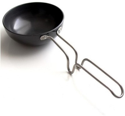 

Nataraj Tadka Pan 0 cm diameter(Aluminium, Non-stick), Black