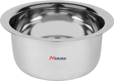Nanson Tope 1.5 L capacity 17 cm diameter(Stainless Steel, Induction Bottom)
