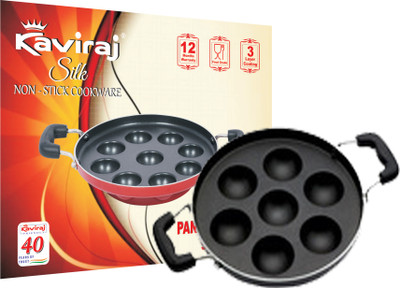 

Kaviraj Paniarakkal Pan 0 cm diameter(Stainless Steel, Non-stick), Red