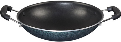

Wonderchef 22cm Appachetty with Lid (Deep) Appachatty Pan 22 cm diameter with Lid(Aluminium, Non-stick), Black