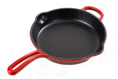 

Wonderchef Ferro Cast-Iron Fry - Red Fry Pan 25 cm diameter(Cast Iron, Induction Bottom)