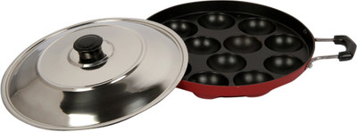 

Fairmate with Lid(Aluminium, Non-stick), Red