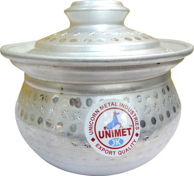 

JK Vallabhdas Mathar Biryani Handi 1.5 L with Lid(Aluminium), Clear