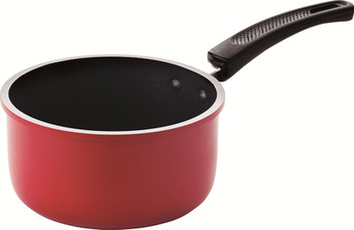

RECON SuperChef Sauce Pan 16 cm diameter(Aluminium, Non-stick), Red