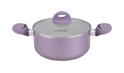 

Nolta Pot 8.5 L with Lid(Ceramic, Non-stick, Induction Bottom), Purple