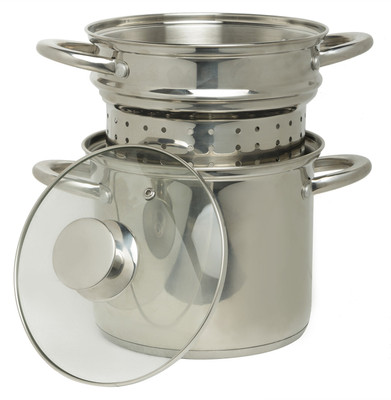 

Hoffner Pot 3.9 L with Lid(Stainless Steel, Non-stick, Induction Bottom)