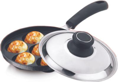 

Garuda Nexus Chetty Pan 26 cm diameter(Aluminium, Non-stick), Black