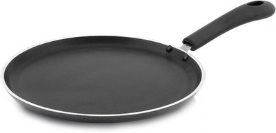 

Sumeet 4mm Nonstick No.13 Dosa Tawa 29 cm diameter(Aluminium, Non-stick), Black;silver