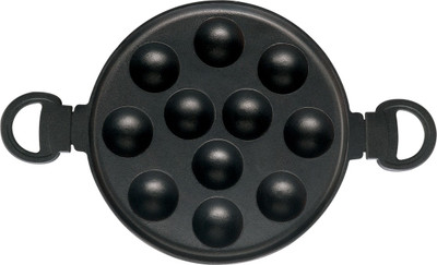 

Nirali Cherry Appapatram Baking Pan 26 cm diameter(Aluminium, Non-stick), Black