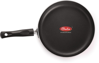 

Bala dosa tawa 4mm Tawa 25 cm diameter(Aluminium, Non-stick), Black