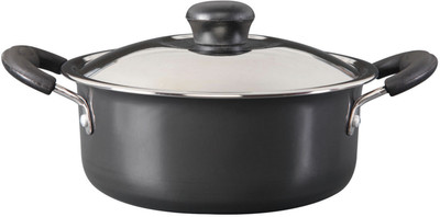 

Sunkwik Pot 4 L(Aluminium, Non-stick, Induction Bottom), Black