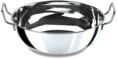 

Anupam Kadhai 24 cm(Stainless Steel, Induction Bottom), Silver