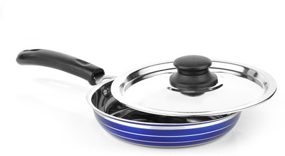 

Ideale Fry Pan 20 cm diameter(Stainless Steel, Induction Bottom), Blue