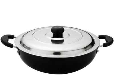 

Bright Home Appliances 26060 Kadhai 0 cm(Aluminium, Non-stick), Black