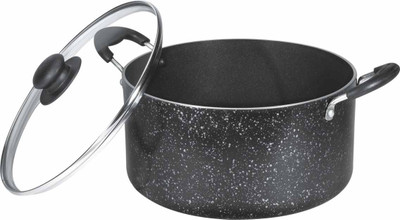 

OK Platinum Biryani Large Pot 4.2 L with Lid(Aluminium, Non-stick), Grey
