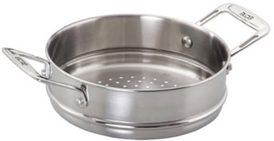 Alda Tri Ply Stainless Steel Steamer Pan NA Pan 20 cm diameter(Stainless Steel, Induction Bottom) Alda Tri Ply Stainless Steel Steamer Pan NA Pan 20 cm diameter(Stainless Steel, Induction Bottom)